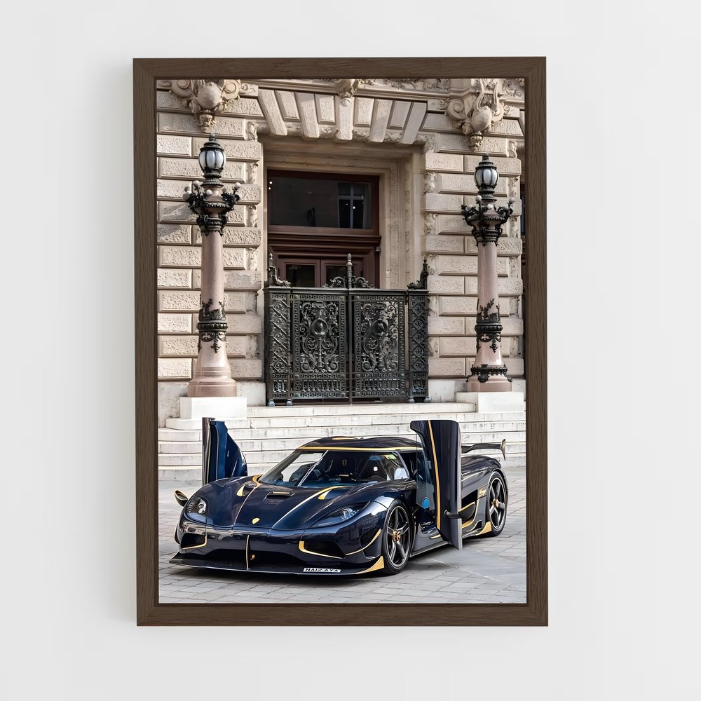 Poster Supercar Nocturne – affiche Koenigsegg (vue 5)